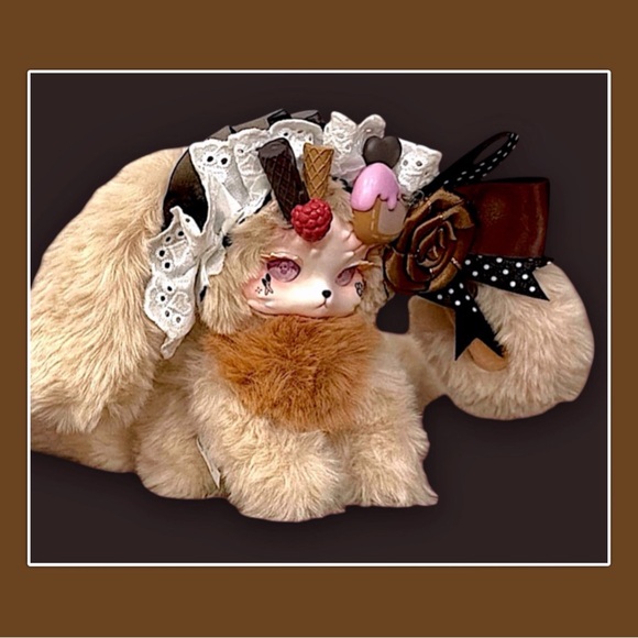 Tutulong Fantasy Creatures Honey Star Drops Plush Claw Chocolate - Picture 5 of 17